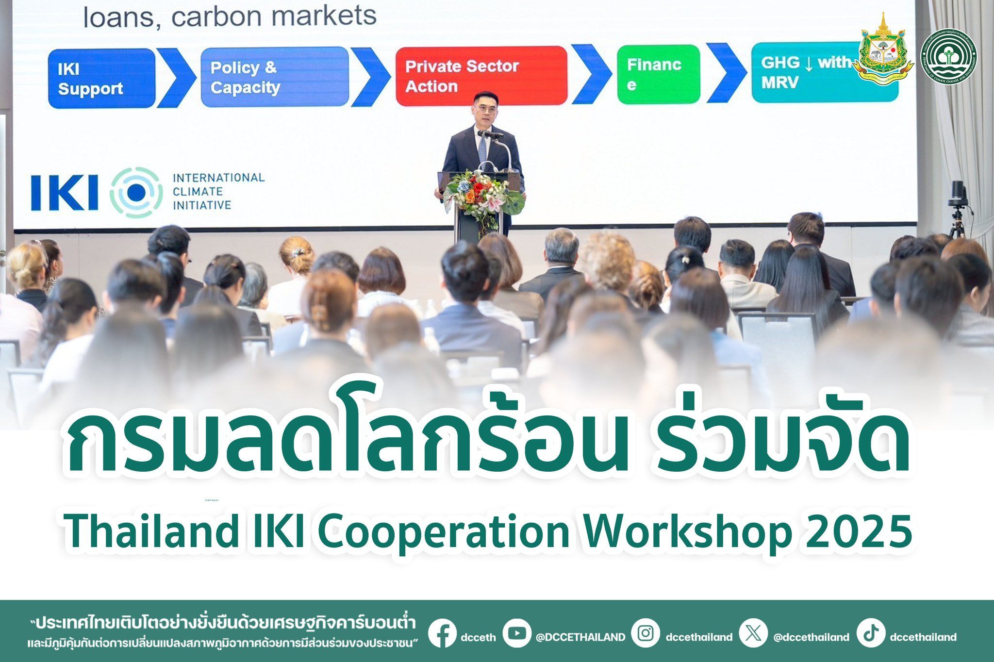 กรมลดโลกร้อน ร่วมจัด Thailand IKI Cooperation Workshop 2025