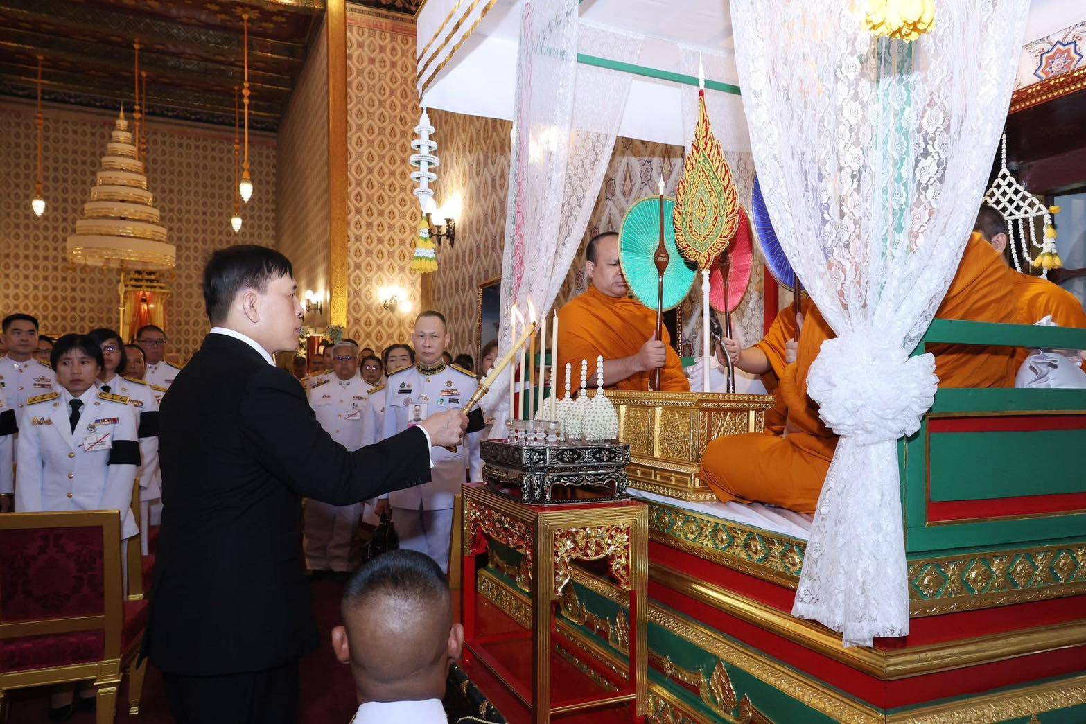 ทส.ร่วมพระพิธีธรรมสวดพระอภิธรรมพระบรมศพ สมเด็จพระนางเจ้าสิริกิติ์ พระบรมราชินีนาถ พระบรมราชชนนีพันปีหลวง ณ พระที่นั่งดุสิตมหาปราสาท พระบรมมหาราชวัง
