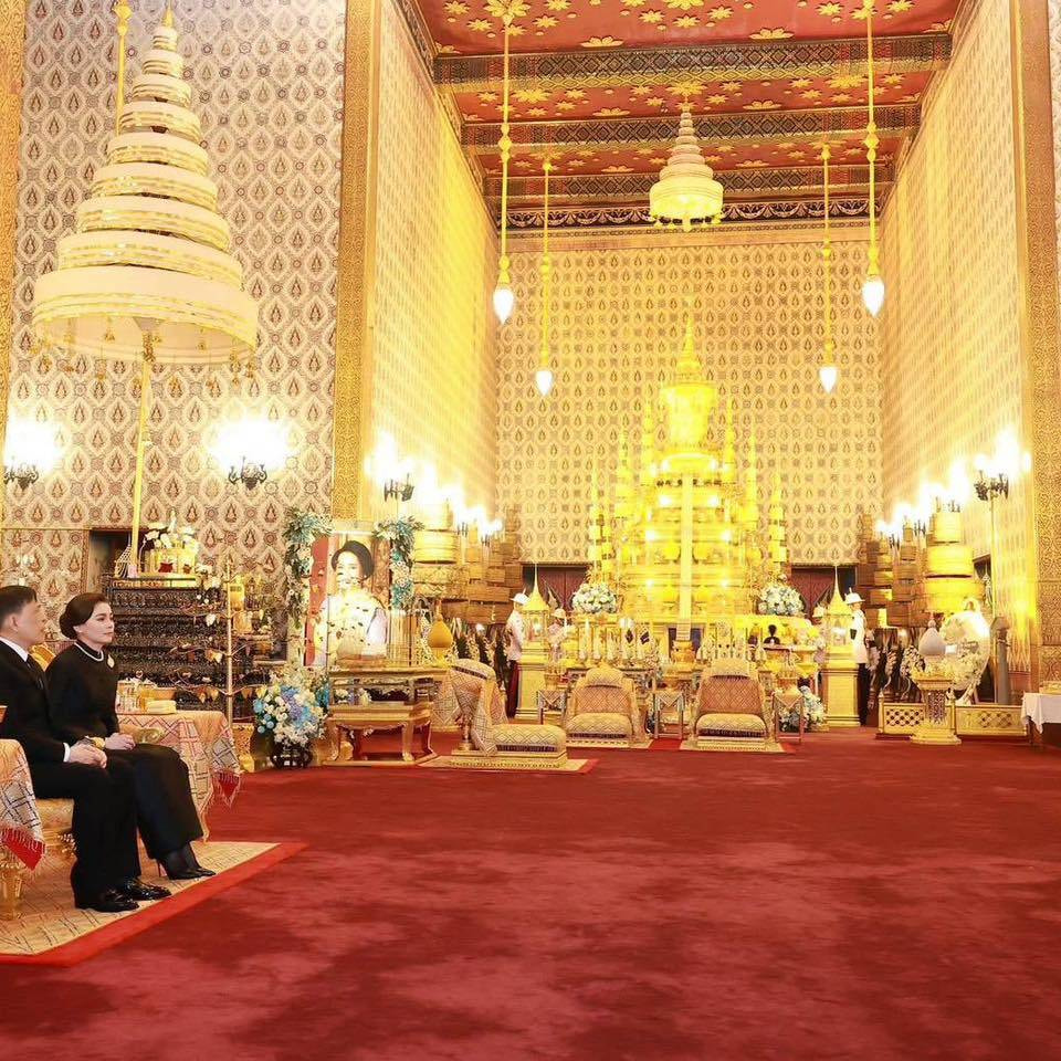 ทส.ร่วมพระพิธีธรรมสวดพระอภิธรรมพระบรมศพ สมเด็จพระนางเจ้าสิริกิติ์ พระบรมราชินีนาถ พระบรมราชชนนีพันปีหลวง ณ พระที่นั่งดุสิตมหาปราสาท พระบรมมหาราชวัง