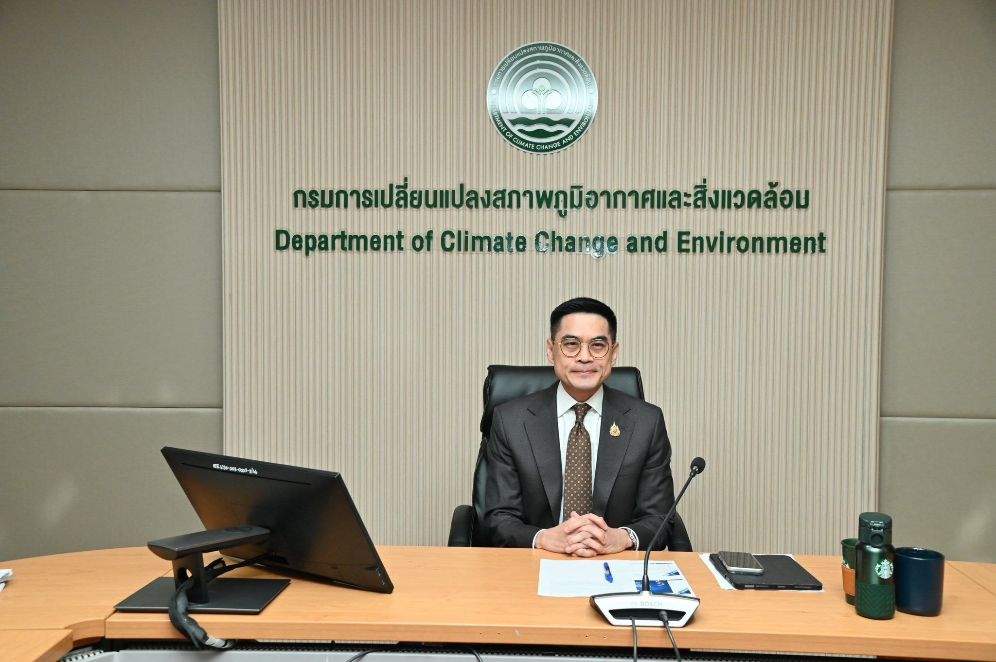 กรมลดโลกร้อน ร่วมหารือ สนข. ขับเคลื่อนภาคคมนาคมสู่เป้าหมาย Net Zero 2050